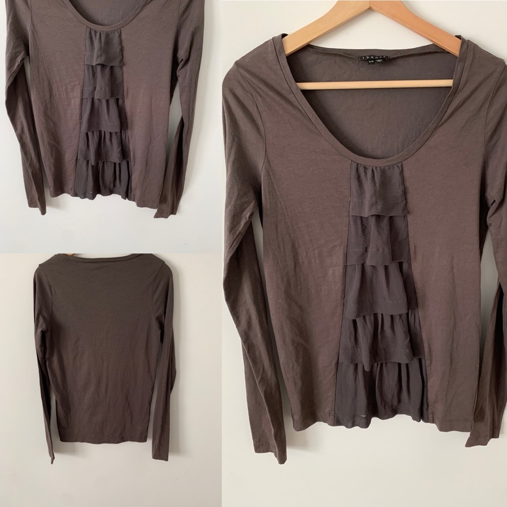 Theory knit jersey top